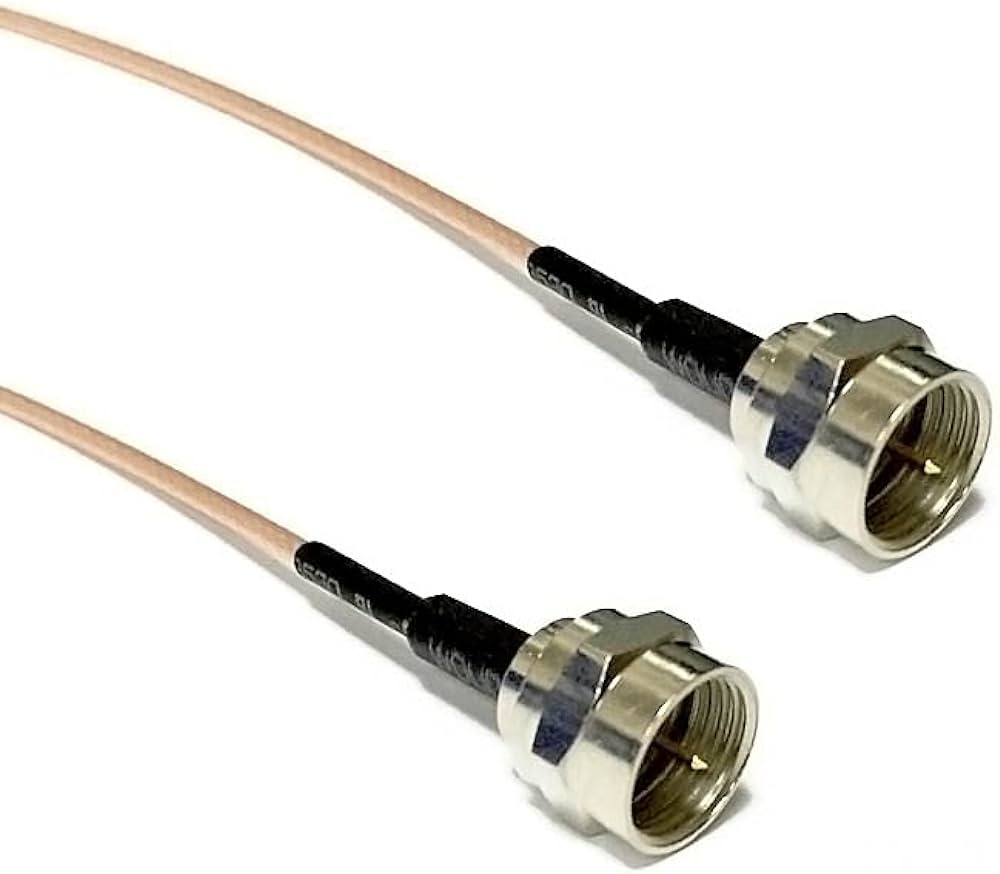 Flexibele coax kabel 2 mtr.  met F-stekker