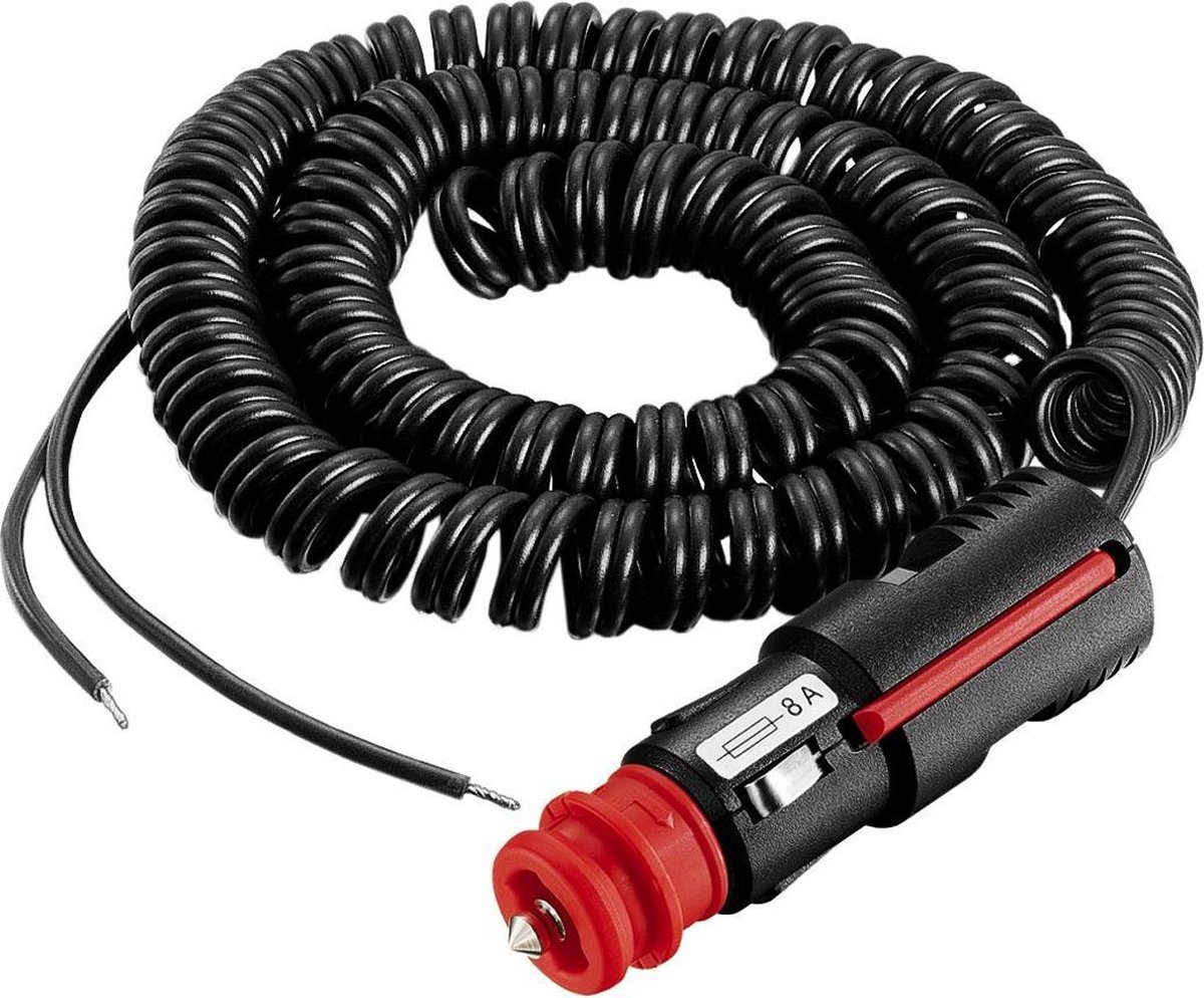 12-24V sigarettenaansteker plug met spiraalkabel