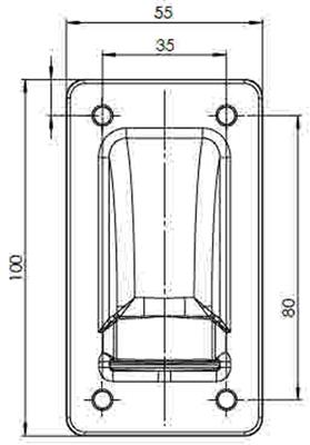 Gallery image for Dakdoorvoer smal voor een coax systeem