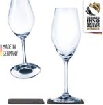 Magnetische kristallen champagne glazen