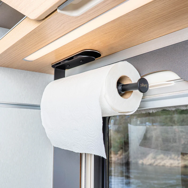 Magnetische keukenrolhouder incl. metalen strip