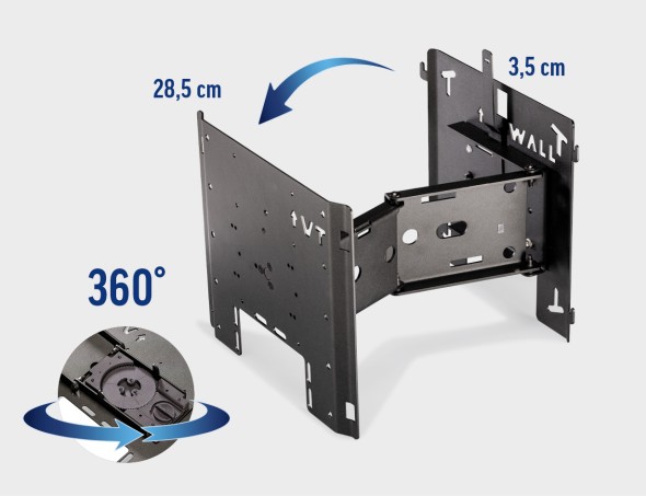 Gallery image for Alphatronics Slim mount 290 rotation