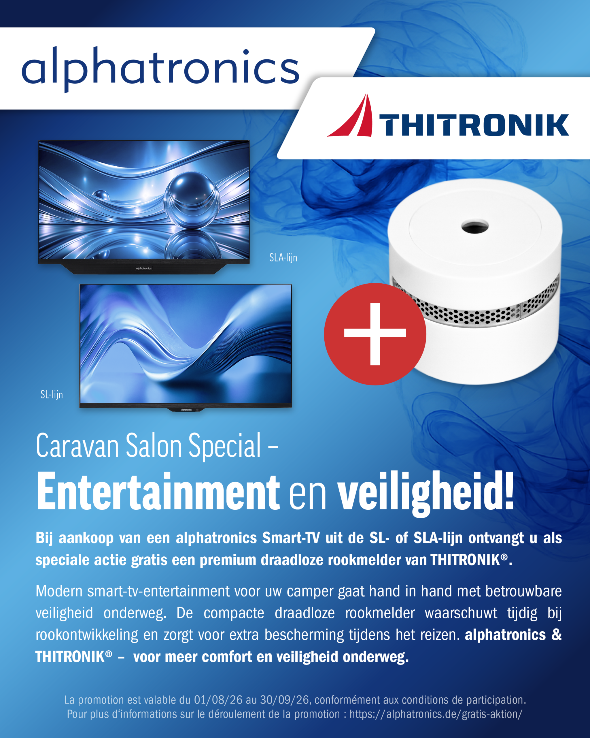 Gallery image for Alphatronics SLA-line frameless SMART 22-24-27-32″ + tijdelijke actie gratis draadloze rookmelder