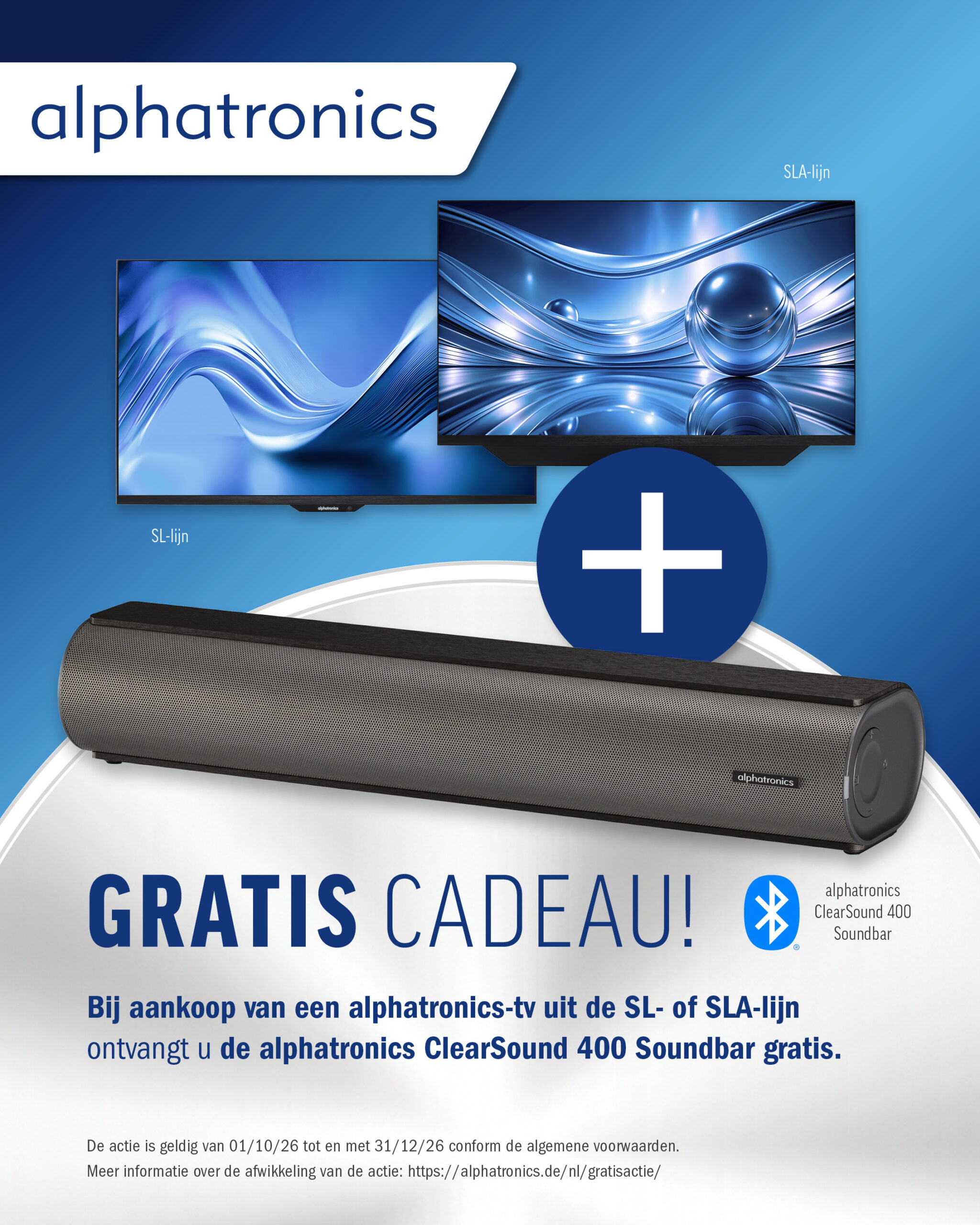 Gallery image for Alphatronics SL serie frameless SMART 22-24-27-32-40″ + tijdelijke actie gratis soundbar